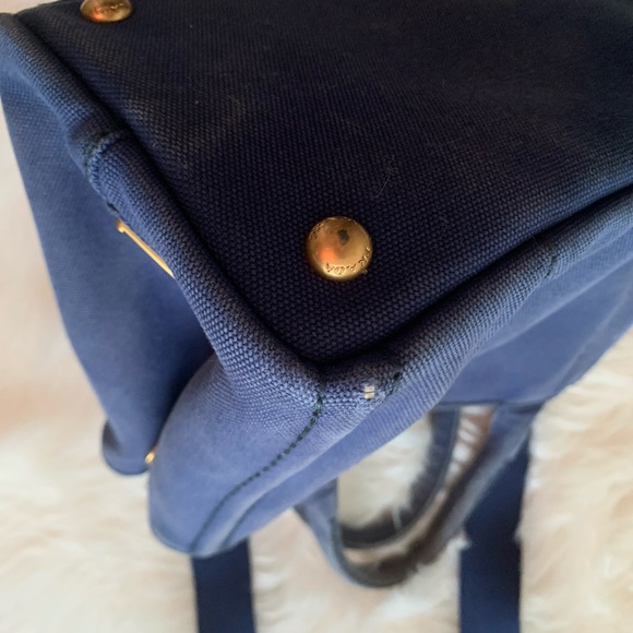 Prada Canapa Tote with Strap - Picture 5 of 14